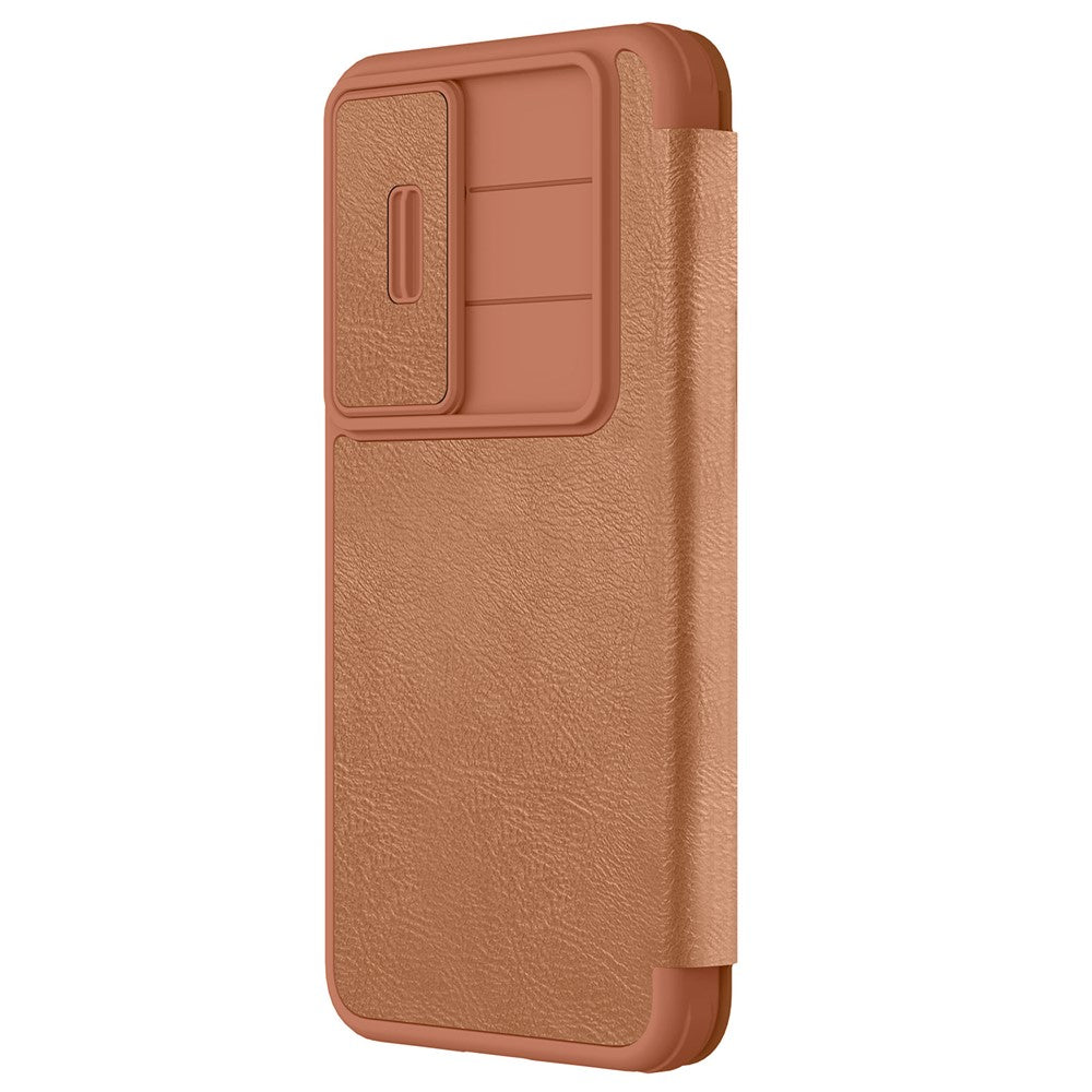 NILLKIN Qin Pro Series for Samsung Galaxy S25+ Case with Card Slots Leather Phone Cover - Image 2