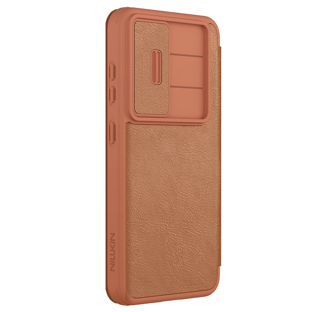 NILLKIN Qin Pro Series for Samsung Galaxy S25+ Case with Card Slots Leather Phone Cover - Image 3