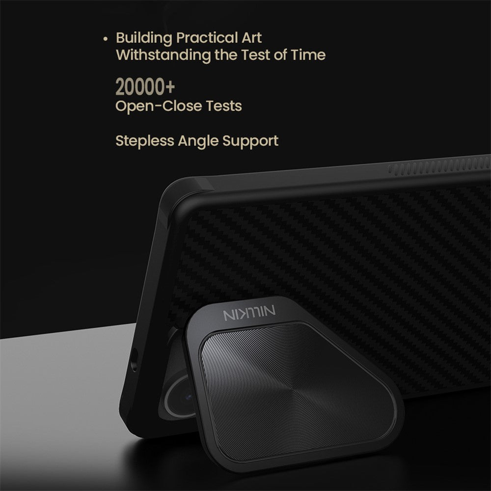 NILLKIN For Samsung Galaxy S25 Ultra Case Compatible with MagSafe TPU - Aramid Fiber Lens Cover Kickstand Phone Cover - Image 11