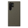 MELKCO For Samsung Galaxy S25 Ultra Case Premium Genuine Leather Open Edge Phone Cover
