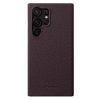 MELKCO For Samsung Galaxy S25 Ultra Case Premium Genuine Leather Open Edge Phone Cover