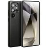 QIALINO For Samsung Galaxy S25 Ultra Case Magnetic Genuine Leather Phone Back Cover