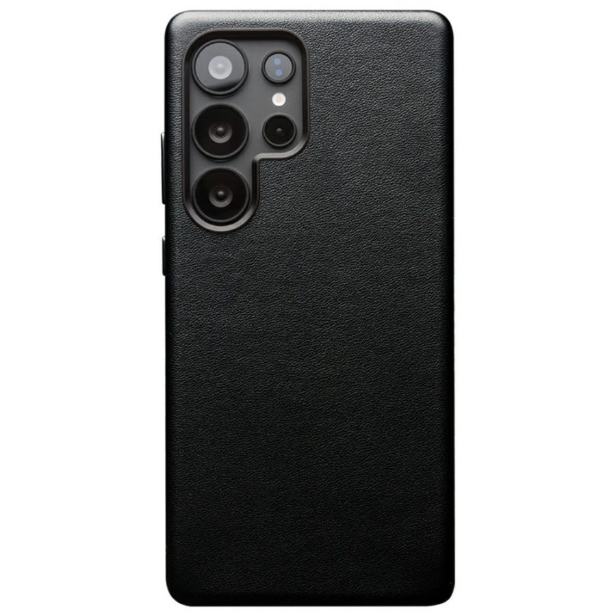 QIALINO For Samsung Galaxy S25 Ultra Case Magnetic Genuine Leather Phone Back Cover