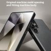 QIALINO For Samsung Galaxy S25 Ultra Case Magnetic Genuine Leather Phone Back Cover