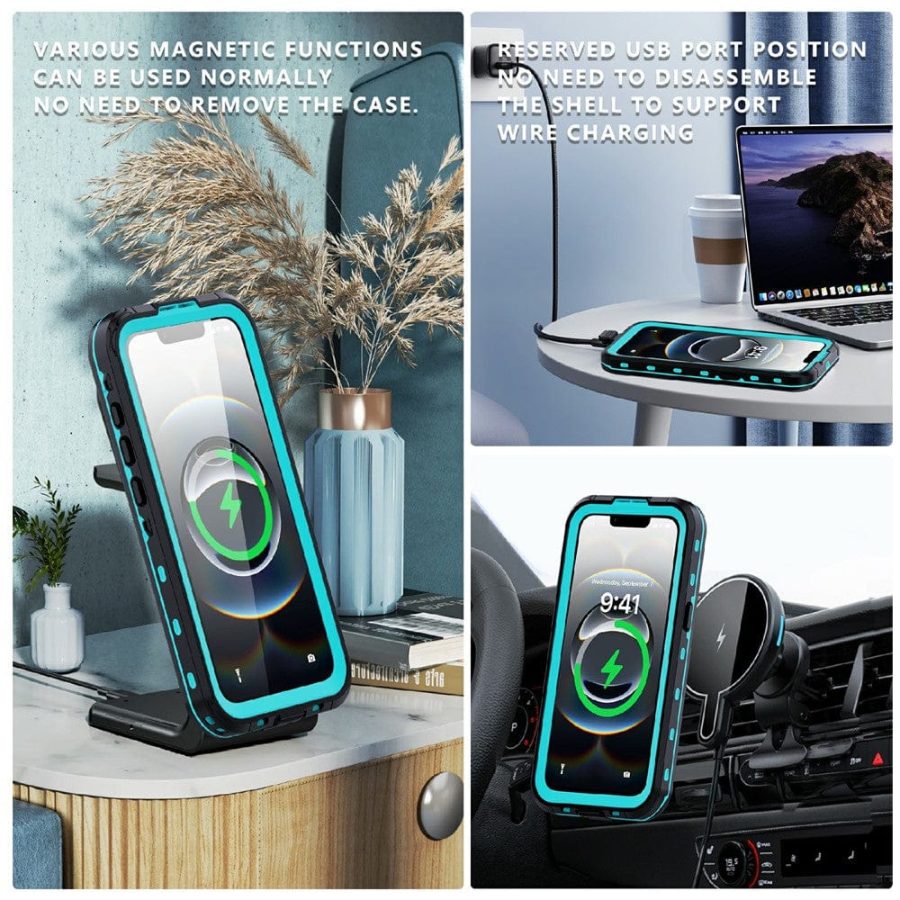 REDPEPPER Dot+ Series For iPhone 16e Phone Case IP68 Waterproof Clear Phone Cover | Compatible with MagSafe