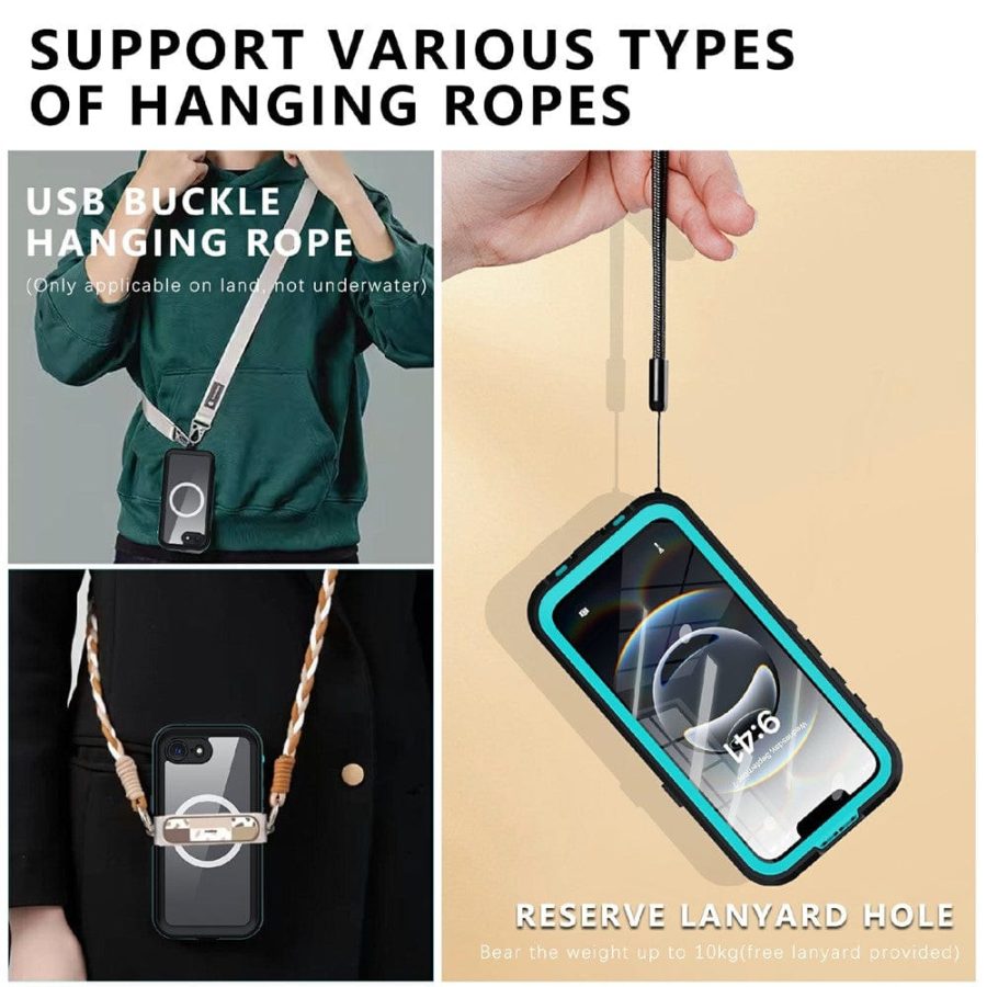 REDPEPPER Dot+ Series For iPhone 16e Phone Case IP68 Waterproof Clear Phone Cover | Compatible with MagSafe