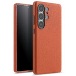 MELKCO For Samsung Galaxy S25 Ultra Case Premium Genuine Leather Full-Wrap Phone Cover | Magnetic Support
