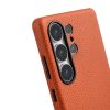 MELKCO For Samsung Galaxy S25 Ultra Case Premium Genuine Leather Full-Wrap Phone Cover | Magnetic Support