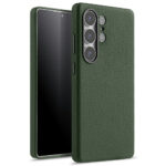 MELKCO For Samsung Galaxy S25 Ultra Case Premium Genuine Leather Full-Wrap Phone Cover | Magnetic Support