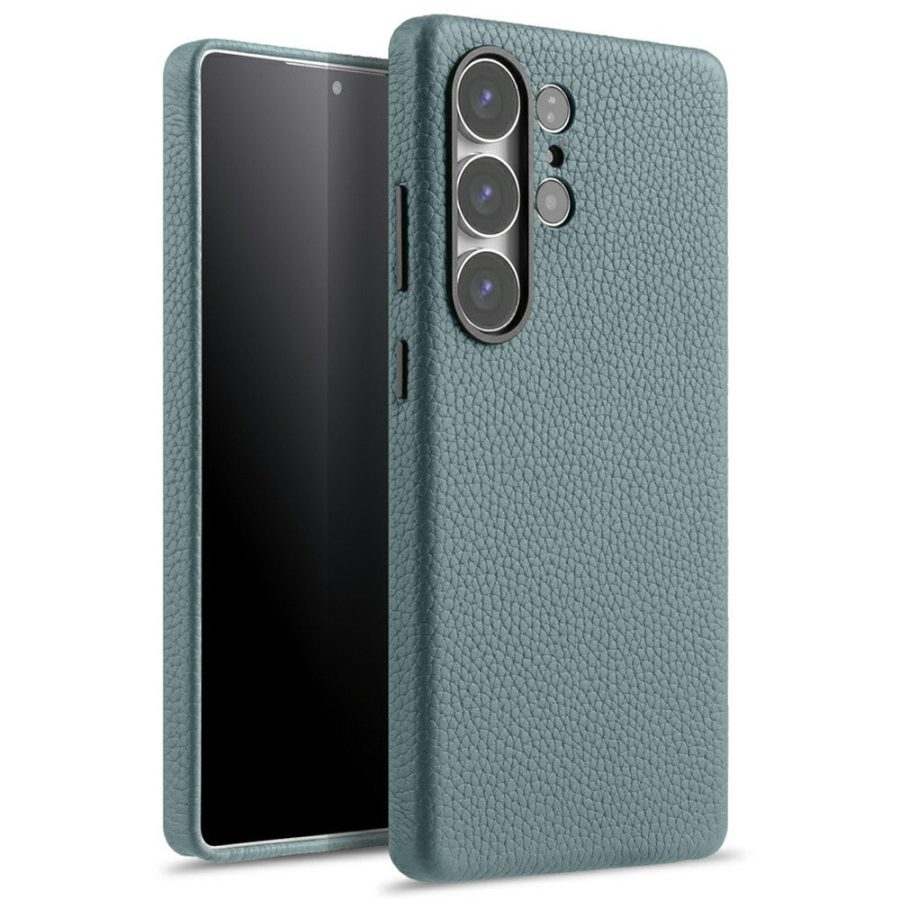 MELKCO For Samsung Galaxy S25 Ultra Case Premium Genuine Leather Full-Wrap Phone Cover | Magnetic Support