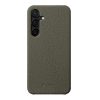 MELKCO For Samsung Galaxy S25 Case Premium Genuine Leather Open Edge Phone Cover