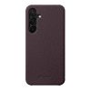 MELKCO For Samsung Galaxy S25+ Case Premium Genuine Leather Open Edge Phone Cover