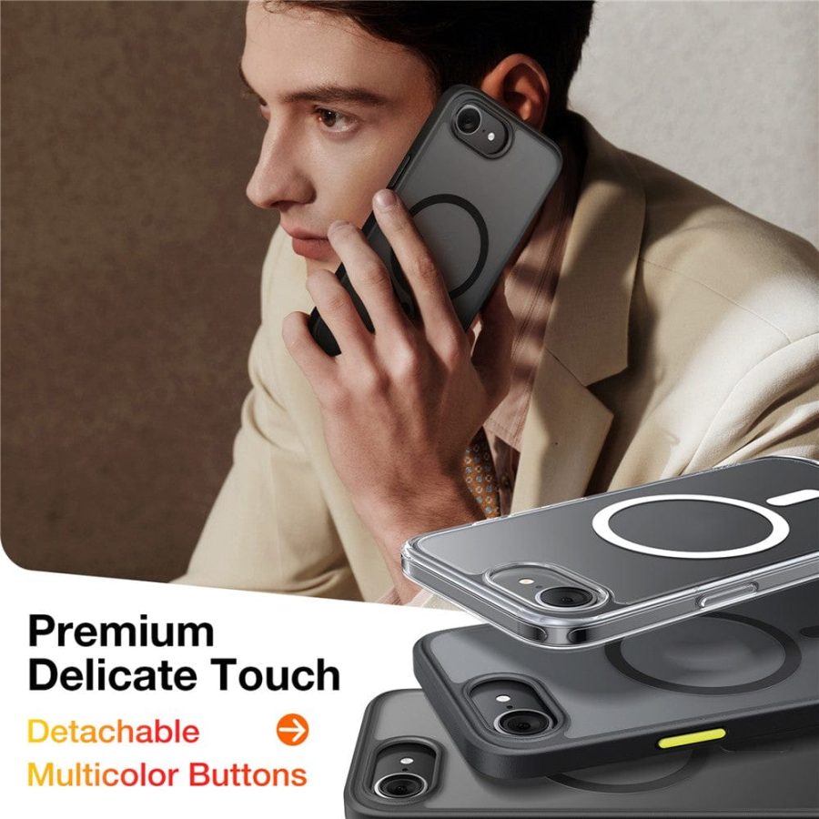 TORRAS Guardian-Mag Series For iPhone 16e Case Magnetic Matte PC + TPU Phone Cover by The Case Factory