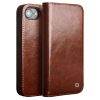QIALINO For iPhone 16e Case Wallet Stand Genuine Leather Phone Cover