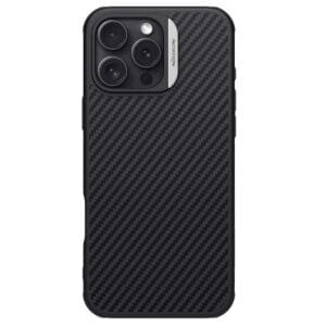 NILLKIN For iPhone 16 Pro Max Magnetic Case Carbon Fiber Texture Shockproof Phone Cover