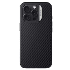 NILLKIN For iPhone 16 Pro Magnetic Case Carbon Fiber Texture Shockproof Phone Cover