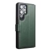 QIALINO For Samsung Galaxy S25 Ultra Wallet Case Genuine Leather Magnetic Closure Flip Phone Cover