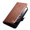 QIALINO For iPhone 16e Wallet Case Genuine Leather Flip Cover Magnetic Clasp Full Protection