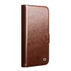 QIALINO For iPhone 16e Wallet Case Genuine Leather Flip Cover Magnetic Clasp Full Protection