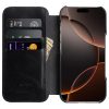 MELKCO For iPhone 16 Pro Case with Card Slots Genuine Leather Phone Cover | Compatible with MagSafe