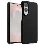 MELKCO For Samsung Galaxy S25 Edge Case Premium Genuine Leather Open Edge Phone Cover