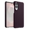 MELKCO For Samsung Galaxy S25 Edge Case Premium Genuine Leather Open Edge Phone Cover
