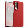 MELKCO For Samsung Galaxy S25 Edge Case Premium Genuine Leather Open Edge Phone Cover