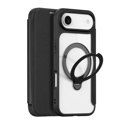 DUX DUCIS Skin X Pro Series For iPhone Air Leather Case Rotary Kickstand Cover Compatible with MagSafe
