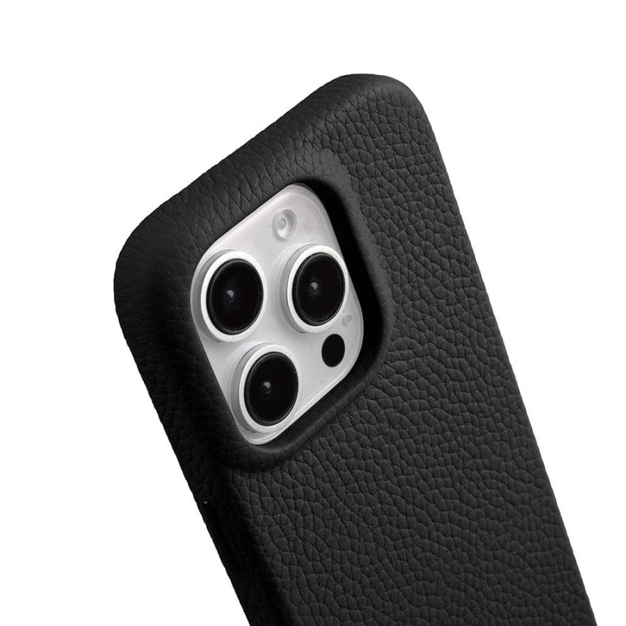 MELKCO For iPhone 16 Pro Max Case Full-Wrap Genuine Leather Premium Phone Cover | Compatible with MagSafe