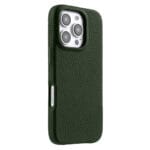 MELKCO For iPhone 16 Pro Max Case Full-Wrap Genuine Leather Premium Phone Cover | Compatible with MagSafe