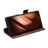 6601166909A-3 QIALINO For Samsung Galaxy Z Fold7 Wallet Case Waxy Genuine Leather Magnetic Closure Flip Phone Cover