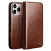 QIALINO For iPhone 17 Pro Case Wallet Stand Genuine Leather Phone Cover