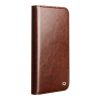 QIALINO For iPhone 17 Pro Case Wallet Stand Genuine Leather Phone Cover