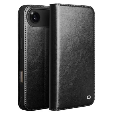 QIALINO For iPhone Air Case Wallet Stand Genuine Leather Phone Cover