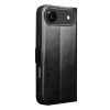 6601167165A-5 QIALINO For iPhone Air Case With Card Holder Genuine Leather Stand Phone Cover