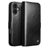 QIALINO For iPhone 17 Case with Card Holder Genuine Leather Stand Phone Cover