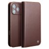 QIALINO For iPhone 17 Pro Case Wallet Flip Stand Genuine Leather Phone Cover