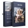 QIALINO For iPhone 17 Pro Case Wallet Flip Stand Genuine Leather Phone Cover