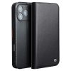 QIALINO For iPhone 17 Pro Case Wallet Flip Stand Genuine Leather Phone Cover