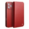 QIALINO For iPhone 17 Pro Case Wallet Flip Stand Genuine Leather Phone Cover
