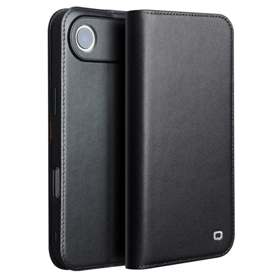 QIALINO For iPhone Air Case Wallet Flip Stand Genuine Leather Phone Cover