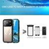REDPEPPER Dot+ Series For iPhone 17 Pro Case Compatible with MagSafe IP68 Waterproof Clear Back Phone Cover