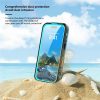REDPEPPER Dot+ Series For iPhone 17 Pro Case Compatible with MagSafe IP68 Waterproof Clear Back Phone Cover