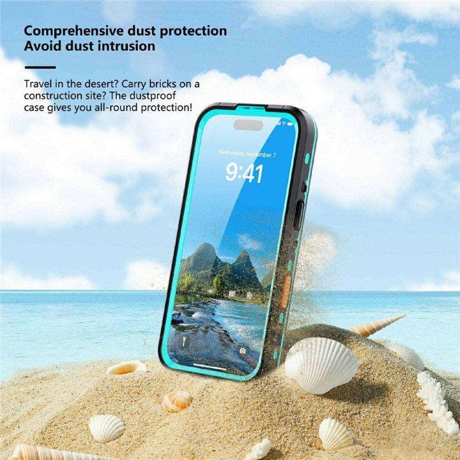REDPEPPER Dot+ Series For iPhone 17 Pro Case Compatible with MagSafe IP68 Waterproof Clear Back Phone Cover