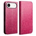 QIALINO For iPhone Air Wallet Case Crocodile Texture Genuine Leather Anti-Drop Phone Cover