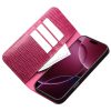 QIALINO For iPhone 17 Wallet Case Crocodile Texture Genuine Leather Anti-Drop Phone Cover