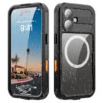REDPEPPER For iPhone 17 IP68 Waterproof Case Clear Back Phone Cover Compatible with MagSafe