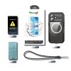 6601174466A-17 REDPEPPER For iPhone 17 IP68 Waterproof Case Clear Back Phone Cover Compatible with MagSafe