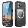 6601174466A-2 REDPEPPER For iPhone 17 IP68 Waterproof Case Clear Back Phone Cover Compatible with MagSafe