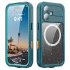 6601174466B-1 REDPEPPER For iPhone 17 IP68 Waterproof Case Clear Back Phone Cover Compatible with MagSafe